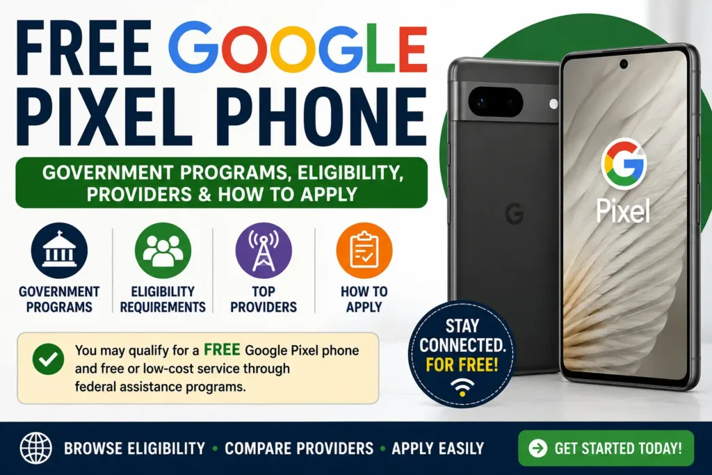 Free Google Pixel Phone Government Programs, Eligibility, Providers & How to Apply 