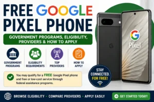 Free Google Pixel Phone Government Programs, Eligibility, Providers & How to Apply 