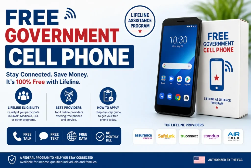 Free Government Cell Phone Lifeline Eligibility, Best Providers & How to Apply