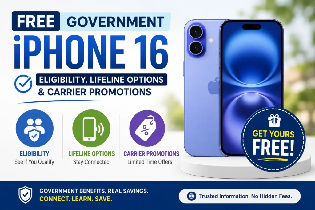 Free Government iPhone 16 Eligibility, Lifeline Options & Carrier Promotions