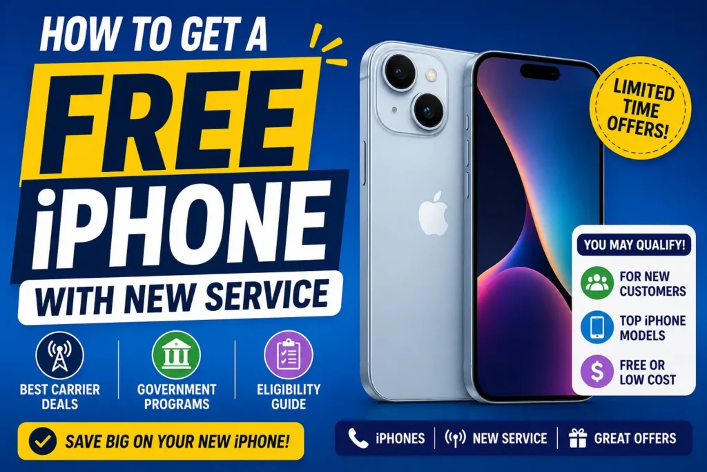 How to Get a Free iPhone With New Service Best Carrier Deals, Government Programs & Eligibility