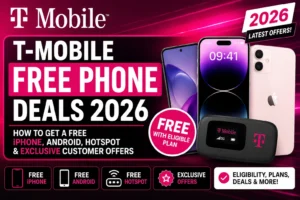 T-Mobile Free Phone Deals How to Get a Free iPhone, Android, Hotspot & Exclusive Customer Offers 