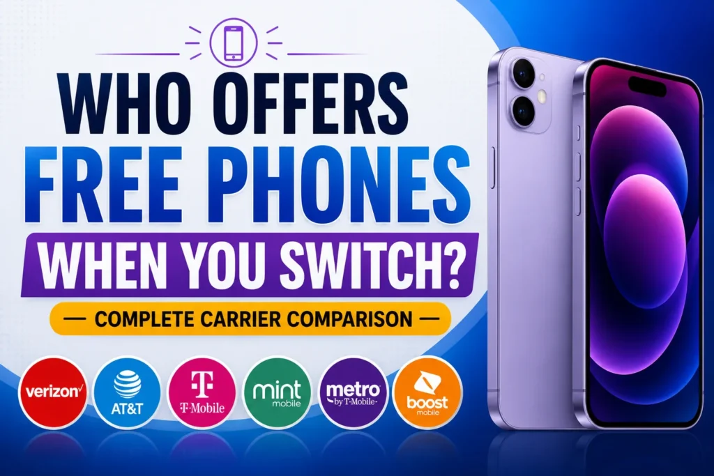Who Offers Free Phones When You Switch Complete Carrier Comparison