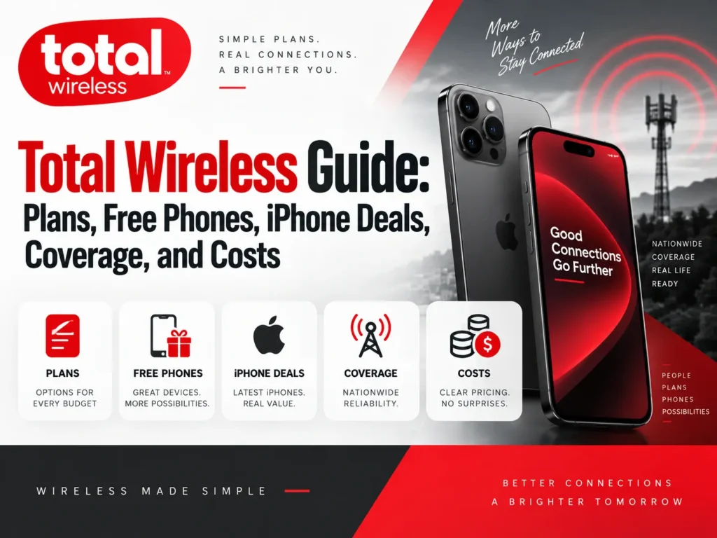 Total Wireless Guide Plans, Free Phones, iPhone Deals, Coverage, and Costs